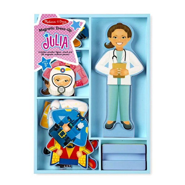 Продукт Melissa and Doug - Джулия с магнитни дрехи - 0 - BG Hlapeta